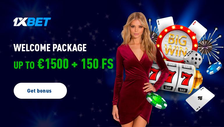 1xBet casino bonus